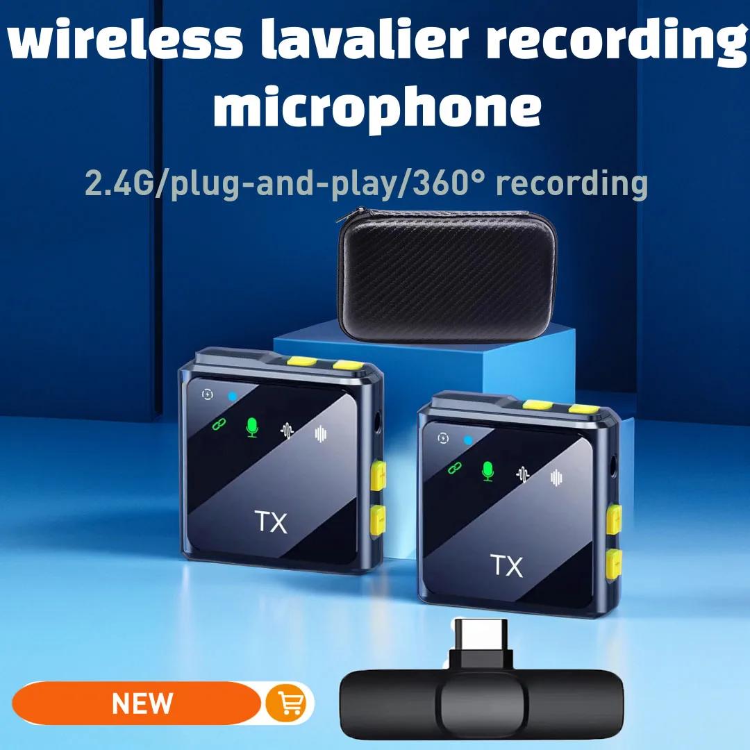 JOCEEY lavalier wireless microphone /iOS/ȵ̵/º  ߸ ũ, Ʃ, ̽, Ʈ, Tiktok   ̺ Ʈ   